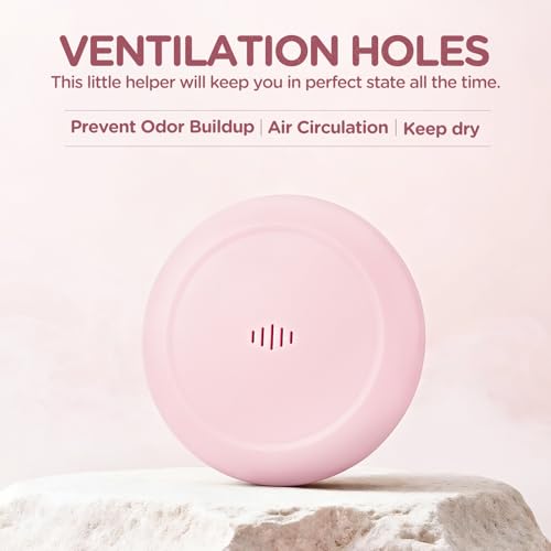 2 Pack Retainer Case Ultra-slim Aligner Case with Vent Holes Removable Inner Tray Silicone for Easy Cleaning (2Pack Pink Purple) - color: 2Pack Pink Purple