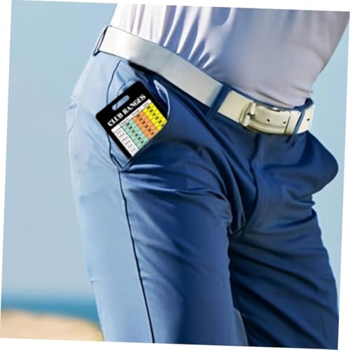 Veemoon 12sheet Golf Distance Chart Score Counter Cards Accurate Golf Scorecards for Skill Levels Easy Reading Portable Design