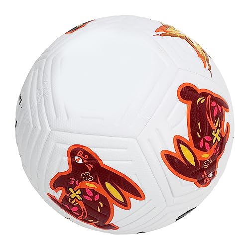 Soccer Match Ball Size 5,Soccer Ball Size 5 High Elasticity Professional Rabbit Pattern Training Football for Matches Exams