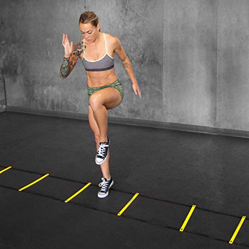 ProsourceFit Speed Agility Ladder 8, 12 and 20 Rung for Speed Training and Sports Agility Workouts with Free Carrying Bag - size: 20 rung