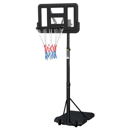 RAKON Portable Basketball Hoops Outdoor Adjustable Height 7.5-10FT Blue Basketball Goal for Kids Youth Adults in Backyard/Driveway/Basketball Court/Garage/Indoor 44" Shatterproof Backboard