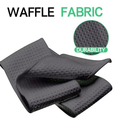 6 Pcs Grey Thin Football Towels with Hook & Loop,Microfiber Football Twels Bulk,Clean Hands Sports Towel,Football Equipment Accessory - color: Grey