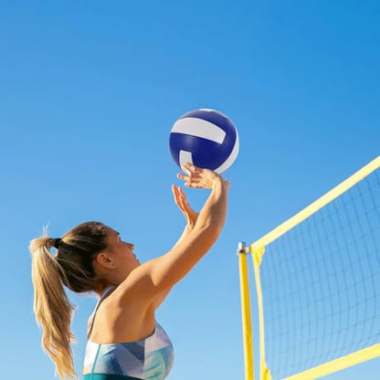 KOMBIUDA Volleyball Training Equipment Pu Volleyball for Boys and Girls Teenagers Adults Soft Ball