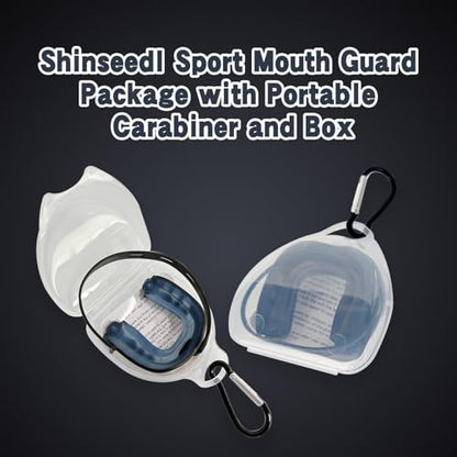 2 Pack Youth Football Mouth Guard with Strap and Case, Adults Sports Mouthguard Mouth Pieces for Football, Boxing, Basketball, Rugby, Hockey, Lacrosse, MMA, Wrestling, Soccer (Youth) - size: Youth