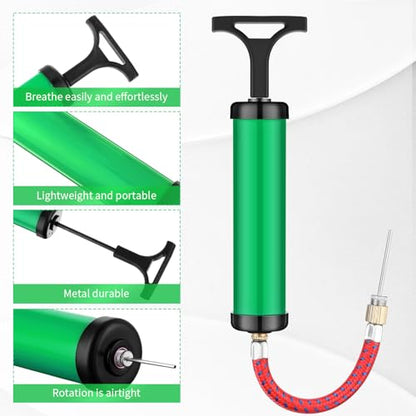 Reginary 10 Pcs Ball Pump for Sports Balls Pump with Needle and Extension Hose Bulk for Basketball Football Soccer Volleyball
