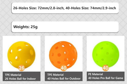 4-Pack Bucket Toss Golf Balls, Yard Toss Games Balls, Bucket Game Golf Ball, Outdoor and Indoor Pickleball Ball, with Mesh Bag - color: Green, style: 40-Holes Pro Balls for Game