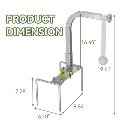 Golf Swing Trainer, Portable Golf Training Aid, Durable Golf Practice Equipment With 5 Adjustable Height, Indoor Outdoor Golf training equipment Accessories, Golf Gifts for Men women Golf lovers