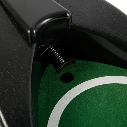 Golf Automatic Putting Cup, Golf Putting Mat, Ball Return Device with Green Slope Mat Sensor Hole Practice Training Aid