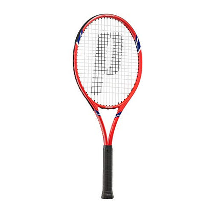 Prince 7TJ134 Synergy LITE 275 Hard Tennis Racket, Lightweight Aluminum, Grip Size 2, [Stretched]