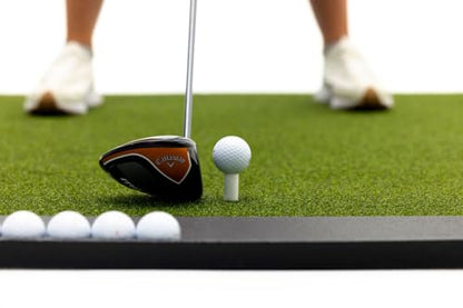 Dura-Pro Premium Turf Indoor/Outdoor Golf Mat. Bonus Tray + 3 Tees - style: Residential 3'x 5'-19MM Thickness