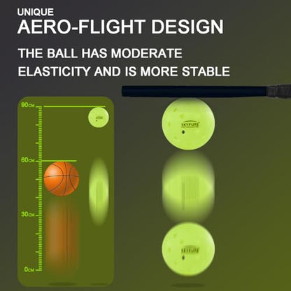 Z-40 Tournament Pickleball Ball, One-Pice molding，High-Visibility Bright Green, 40 Hole Textured Surface for Consistent Bounce, for All Skill Levels - style: 4 Count Tournament balls Yellow