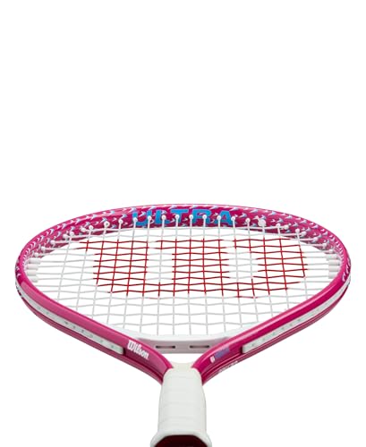 Wilson Ultra Power 19" Junior Recreational Tennis Racket - Pink/White/Blue