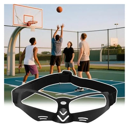 Dribbling Goggles Basketball 2PCS Lightweight Player Glasses - Basketball Practice Accessories for Youth Adults Kids - color: Black