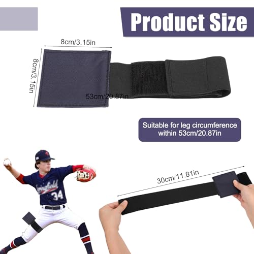 2pcs Softball Pitching Trainers, 11.81 Inch Circumference Softball Training Band Belt Elastic Softball Pitching Pitcher Tools Used to Develop Correct Pitching Mechanics for Youth & Adults