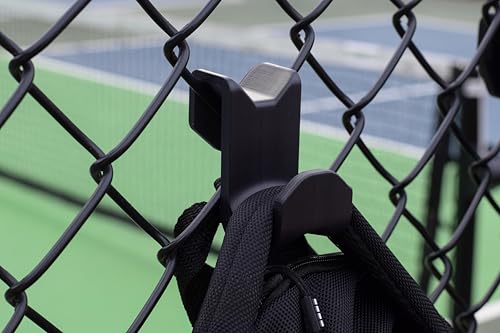 Chain Link Fence Hook for Sports Bags with Paracord Lanyard – Heavy-Duty Fence Hanger for Baseball, Softball, Tennis & Pickleball Bags