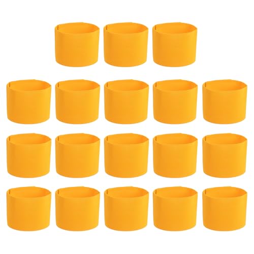 PATIKIL Soccer Captain Armband, Captain Arm Bands for Soccer Elastic Captain Arm Band Sports Captain Armbands for Youth Adult Football Team Training - color: Gold