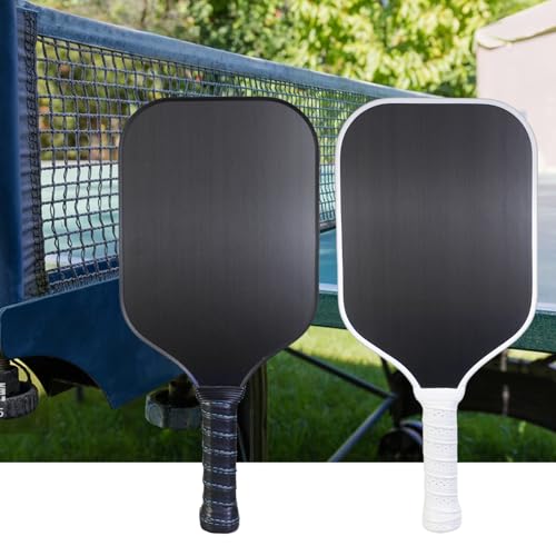 Professional Pickleballs Paddle Practice Paddles with Long Handle and Frosted Surfaces for Training Racket
