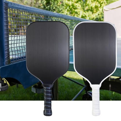 Professional Pickleballs Paddle Practice Paddles with Long Handle and Frosted Surfaces for Training Racket