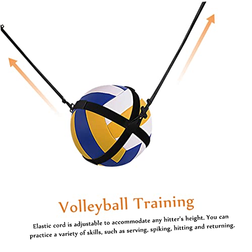 BESPORTBLE Professional Volleyball Spike Trainer Adjustable Elastic Cord Hitting Aid for Girls Beginners Durable Volleyball Training Device for Outdoor Practice and Skill Development