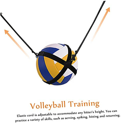 BESPORTBLE Professional Volleyball Spike Trainer Adjustable Elastic Cord Hitting Aid for Girls Beginners Durable Volleyball Training Device for Outdoor Practice and Skill Development