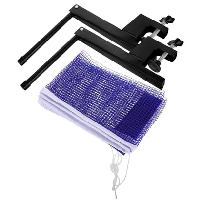 POPETPOP Table Tennis Net Clamps Pong Net Set Post for Outdoor Indoor Retractable Easy Installation