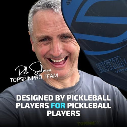 SpinPro for Pickleball - Pickleball Trainer | Training Aid for Learning Topspin, Slice, Sidespin | Improve Your Game Rapidly | at-Home, Indoor or Outdoor