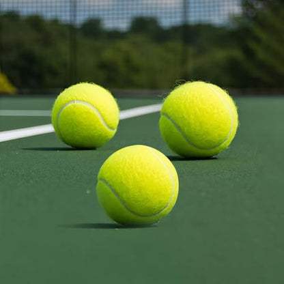 Tennis Balls, 3 Pack Advanced Training Tennis Balls High Elasticity, Good for Beginner Training