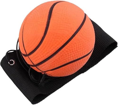 Reaction Training Ball with Adjustable Wrist Strap, Basketball Reflex Trainer, High-Elasticity Rubber, Agility Exercise Equipment