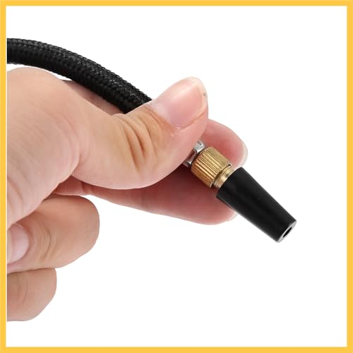 1 Set Portable Air Pump with Inflation Needle Tapered Nozzles Extension Hose for Bicycle Wheel Tire Inflator Auto Replacement Parts