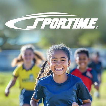 Sportime Small Flag Football Belts, Red and Yellow, Set of 12
