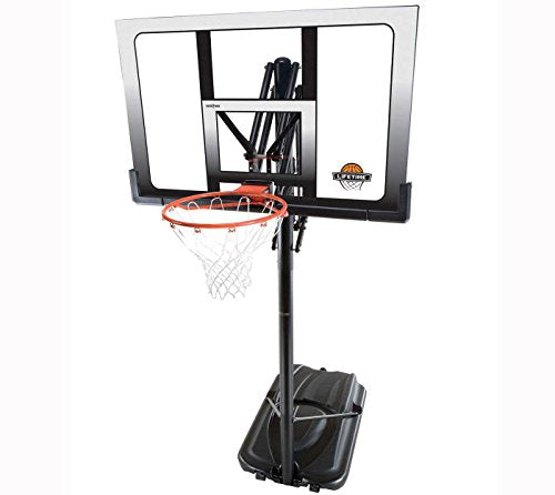 Lifetime Outdoor Basketball Hoop - 52 in Shatterproof Backboard, Adjustable