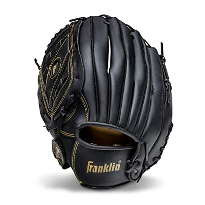 Franklin Sports Field Master Baseball + Softball Glove - Field Master Adult + Youth Baseball + Softball Mitt - Men's + Women's Gloves - Right Hand Throw