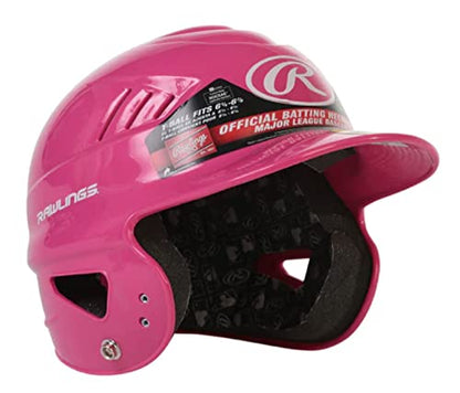 Rawlings | COOLFLO Batting Helmet | T-Ball (6 1/4" - 6 7/8") | Black - color: Pink - COOLFLO