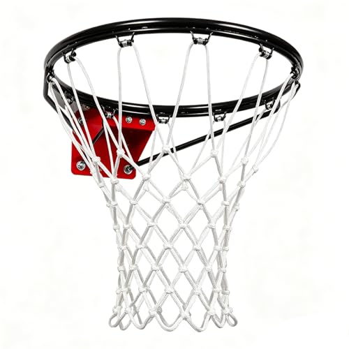 REGUICORP Heavy Duty Basketball Net Replacement, 12 Loops Premium Basketball Hoop Net, All Weather Anti Whip Nets for Indoor or Outdoor, Professional Basketball Accessories