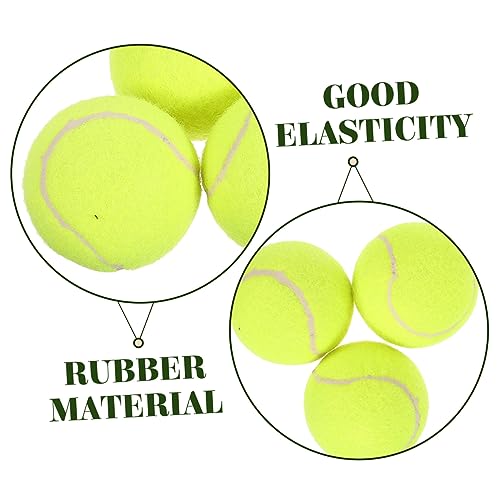 Abaodam 3Pcs Training Tennis Balls for Self Practice Professional Practice Balls for All Skill Levels Use for Beginners and Pros