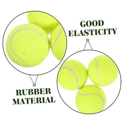 Abaodam 3Pcs Training Tennis Balls for Self Practice Professional Practice Balls for All Skill Levels Use for Beginners and Pros