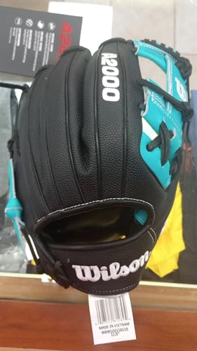 Wilson A2000 1786 Baseball Glove, Right Hand Throw, Infield Series - Exclusive Edition - color: Black/Teal