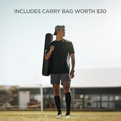 ZivPlay Baseball Hitting Trainer Baseball Swing Trainer Softball and Baseball Training Equipment for Batting Practice with Height and Speed Adjustment