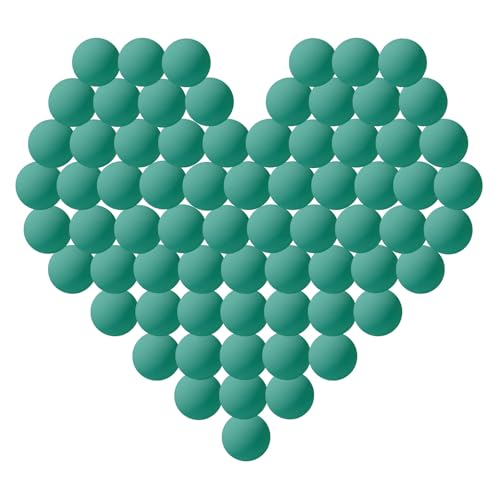 120 Pack Colored Ping Pong Balls, 40mm Table Tennis Balls, Beer Ping Pong Games Fun Arts, Cat, DIY Intellectual Development Tools, Party Decoration Balls - color: Dark Green
