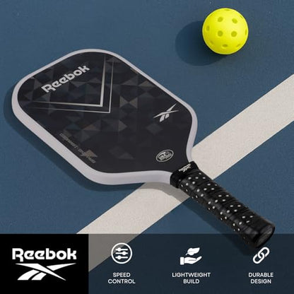 Reebok Pickleball Paddle – Lightweight & Durable Design for All Skill Levels – Engineered for Power, Control & Precision - size: Black