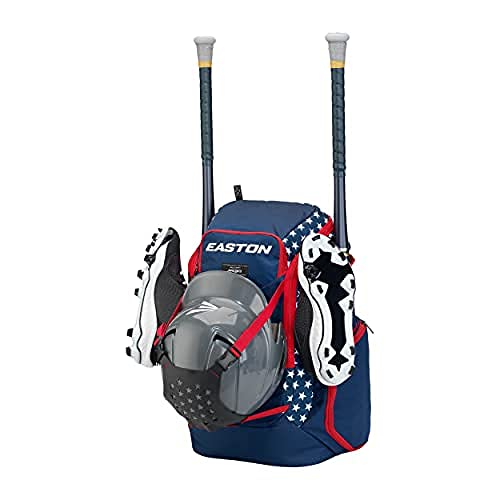 Easton | WALK-OFF MOJO Backpack Equipment Bag | Baseball & Softball | Multiple Colors - color: Stars & Stripes-Mojo