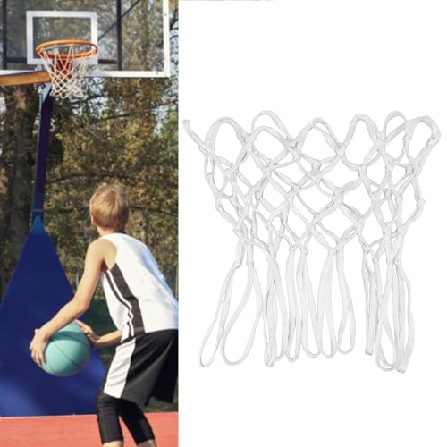 Basketball Net, Portable Anti Strike All Weather Nylon Heavy Duty Basketball Net Replacement for Indoor Outdoor, Parks, Campuses