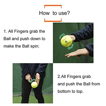 Finger Strength Trainer, Pitcher Finger Strength and Skill aids, Stability Pitching Tools,Finger Power and Flexibility Training Equipment for Coaches/Beginners/Pitcher