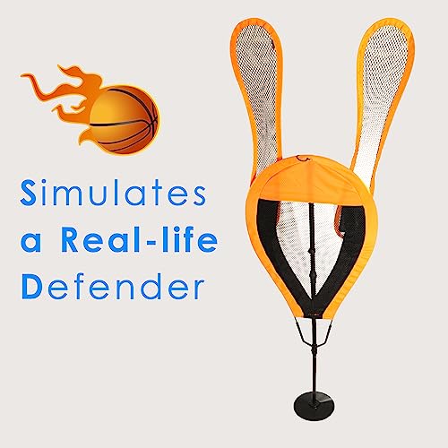 MR Dummy Defender, Height Adjustable Training Mannequin, Portable Defender Practice Dummy for Basketball, Volleyball, Soccer and Football - style: Flexible Hnads