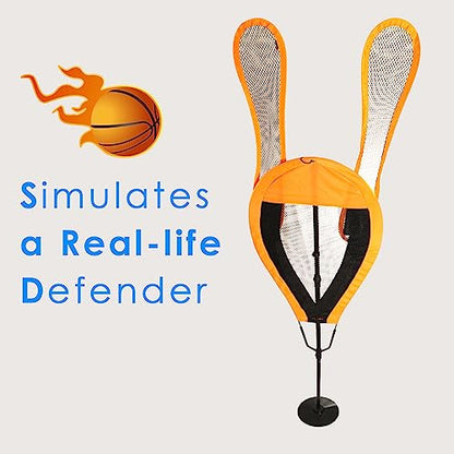 MR Dummy Defender, Height Adjustable Training Mannequin, Portable Defender Practice Dummy for Basketball, Volleyball, Soccer and Football - style: Flexible Hnads