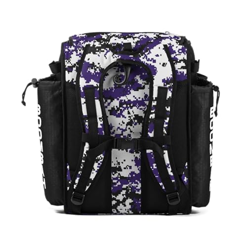 Boombah Mini Superpack Bat Bag Digital Camo Black/Purple - color: Black/Purple