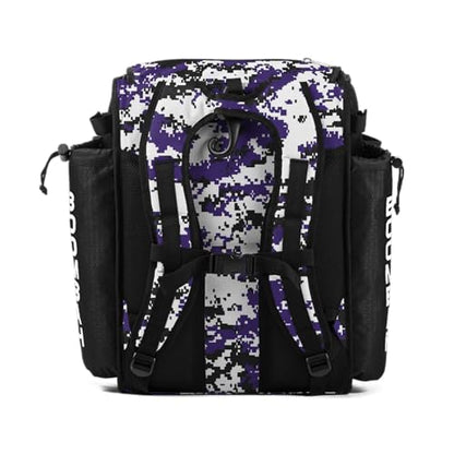 Boombah Mini Superpack Bat Bag Digital Camo Black/Purple - color: Black/Purple