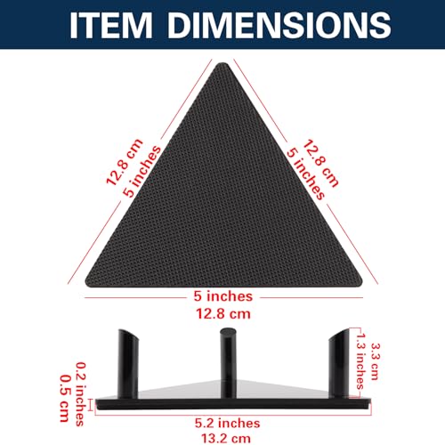 Ball Display Stand with Anti-slip Mat, 1.3inch Pegs Acrylic Sleek Holder for Different Size Basketball, Soccer Ball, Football, Sturdy Memorabilia Display Case-Black - size: 1 Pack