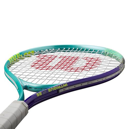 Wilson Intrigue Jr 25 Tennis Racket, Blue Green/Blue