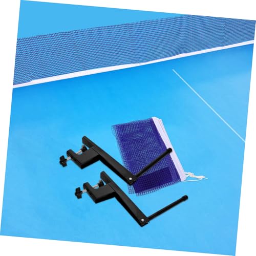 Portable Table Tennis Net and Post Set Elastic Mesh Net for Indoor Outdoor Use Easy Installation Compatible with Any Table